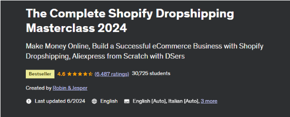 The Complete Shopify Dropshipping