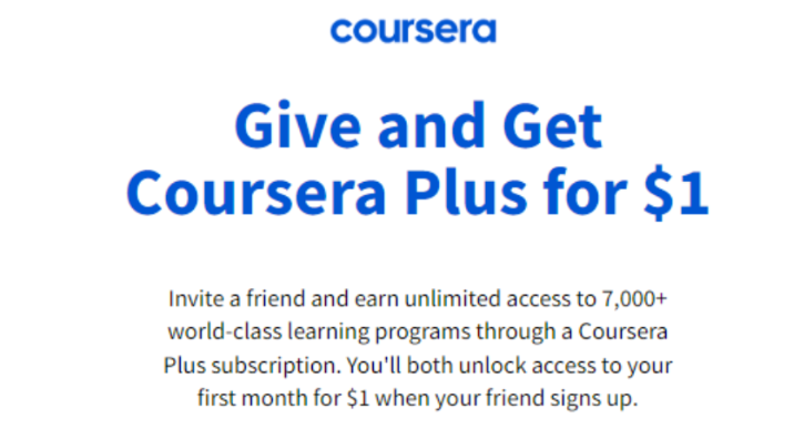 Coursera Referral Program