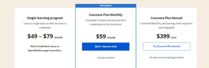 Save $309 on Coursera
