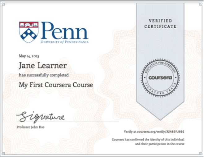 Coursera's Accredited Certificates