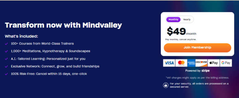 Mindvalley Cost