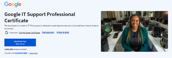 Google IT Support Professional Certificate