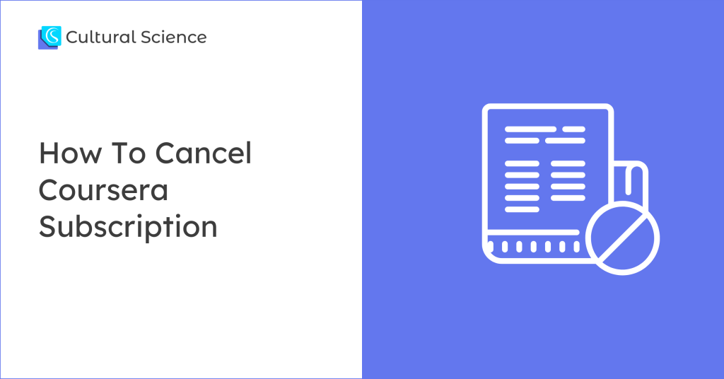 How To Cancel Coursera Subscription