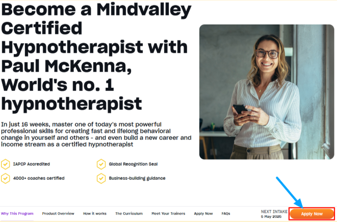 Mindvalley Hypnotherapist Page