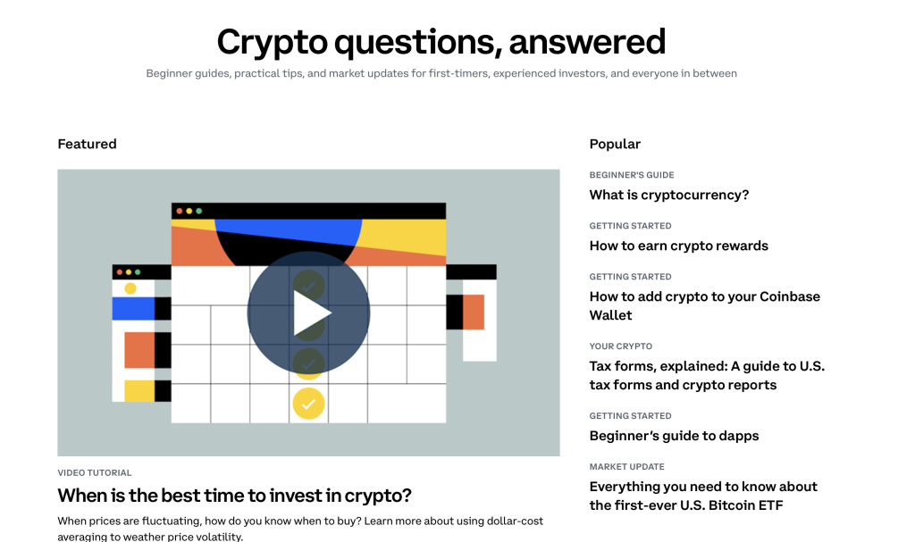 Coinbase Learn