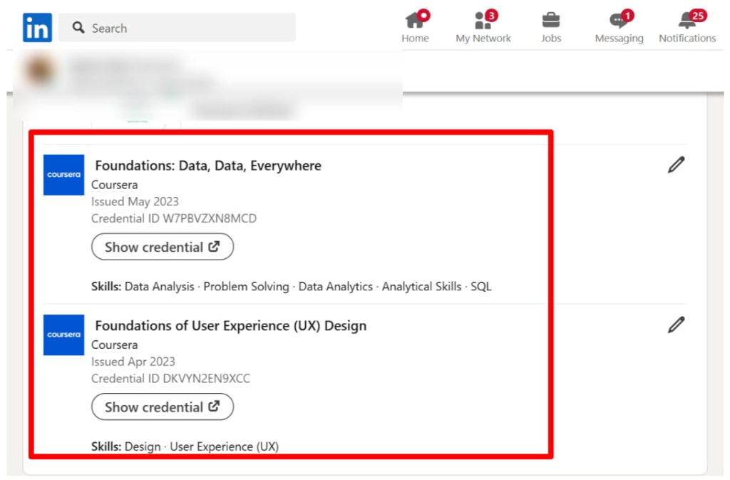 LinkedIn Profile Integration
